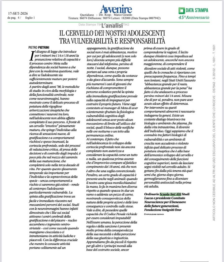 Perché pubblichiamo questo articolo