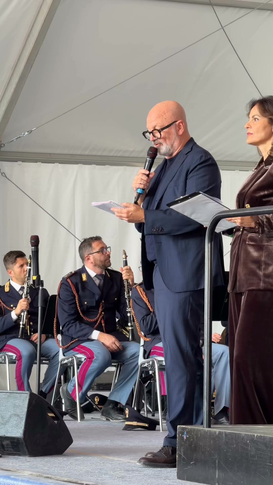 Nel corso delle celebrazioni per l'80° Anniversario della Repubblica, organizzate al Circo Massimo dalla Fondazione Insigniti OMRI e dalla Questura di Roma con 4.000 studenti delle scuole romane e del Lazio, il giornalista Marco Mazzocchi ha dato lettura del telegramma del Presidente della Repubblica Sergio Mattarella