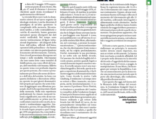 Il Tirreno – Il tempo e il dovere della memoria