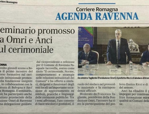 Corriere Romagna – Seminario promosso da Omri e Anci sul cerimoniale