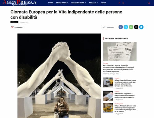 AgenPress – Giornata Europea per la Vita Indipendente delle persone con disabilità