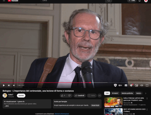 Italia7 – VIDEO – Bologna – L’importanza del cerimoniale, una lezione di forma e sostanza