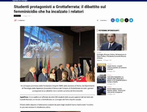 Agenpress – Studenti protagonisti a Grottaferrata: il dibattito sul femminicidio che ha incalzato i relatori