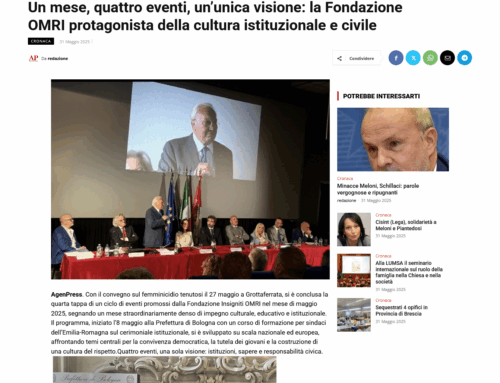 Agenpress – Un mese, quattro eventi, un’unica visione: la Fondazione OMRI protagonista della cultura istituzionale e civile