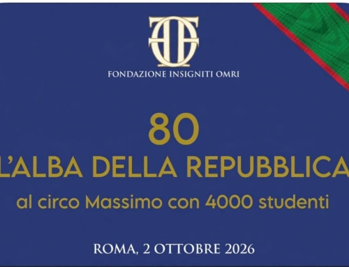 La Fondazione Insigniti OMRI e la Questura di Roma insieme con circa 4.000 studenti per celebrare gli 80 anni della Repubblica